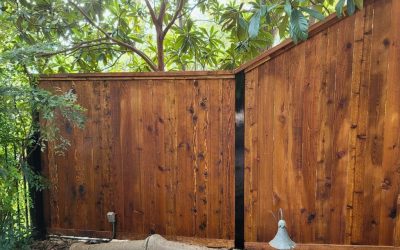 Fencing on Limestone and Caliche Soil in Austin