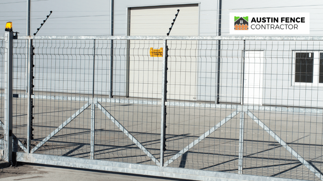 electric fence for commercial establishment