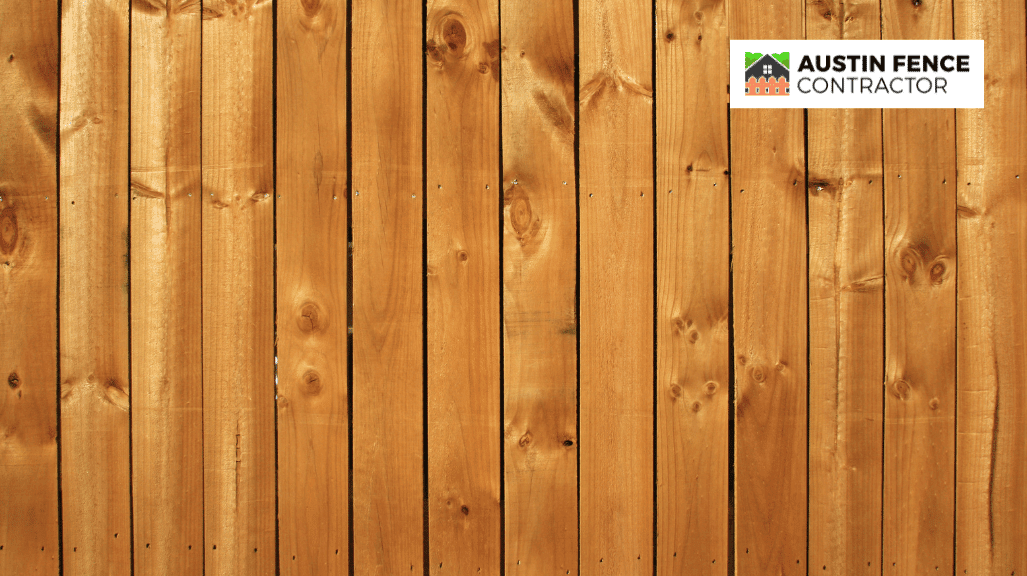 newly replaced wood fence